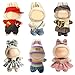 VVQUI 6 Pack Clothes for LABUBU 17cm Doll NO Dolls Exquisite Luxury Designer Outfits with Hats Accessories Fashion and Premium Doll Clothing Set Suitable for Dress up Unique Style - Image 2