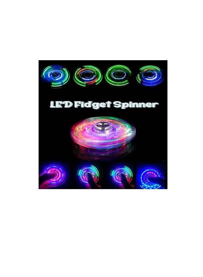 Crystal Led Light Fidget Toy Stress Relief Anti-Anxiety Brain Development Gift for Children and Adults (Crystal-White) - Image 3