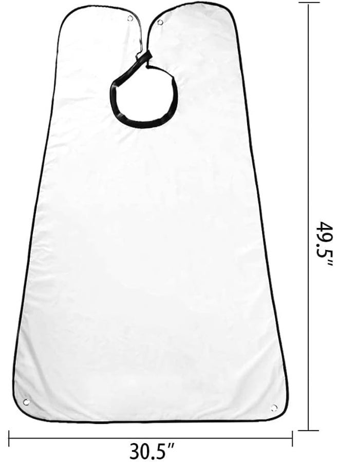 SHOWAY Beard Bib, Men's Shaving and Beard Trimming Apron, Beard Catcher, Non-stick Waterproof Shaving Cloth  - Image 2