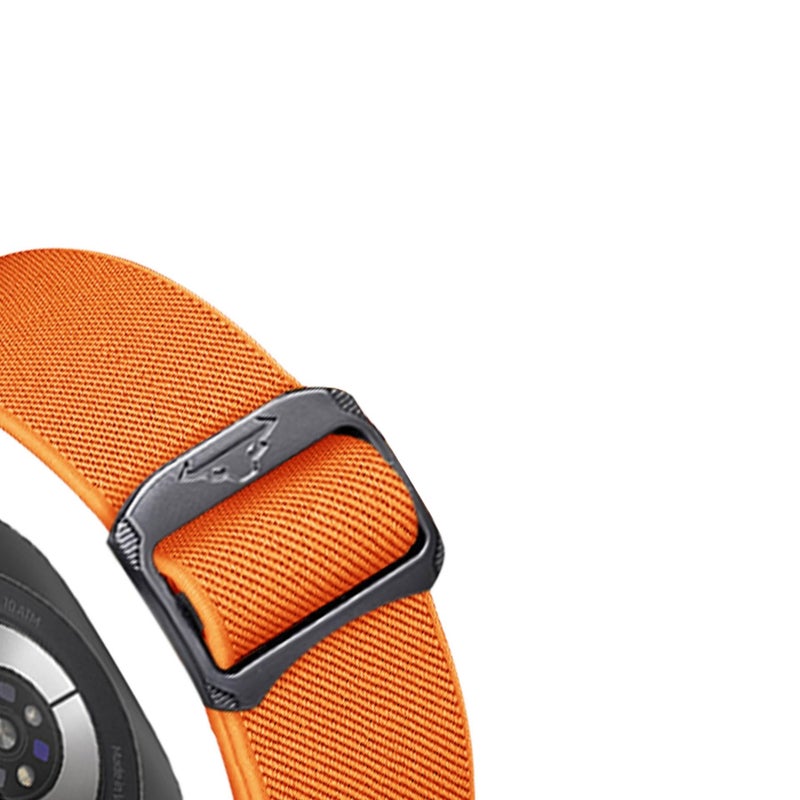 سوار ساعة ذكية سوار نايلون حلقي متوافق باللون Starlight قابل للتعديل مع Samsung Galaxy Watch 7 بملاءمة قابلة للتعديل وحزام بديل - Image 2