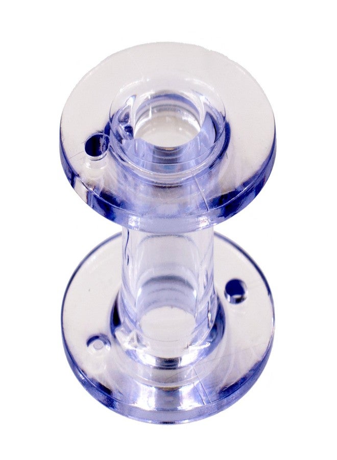 Ultima Bobbin Box with Bobbins - Plastic See Through Bobbin Storage Box Bobbin Holder with 28 Class-15 (SA156) Clear Plastic Bobbins - Image 4
