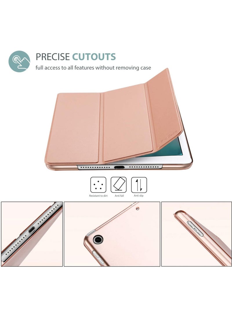 Procases iPad Mini 5 Case 2019 5th Generation iPad Mini, Slim Stand Protective Case Smart Cover for 2019 Apple iPad Mini 5 7.9 Inch -Rosegold - Image 2