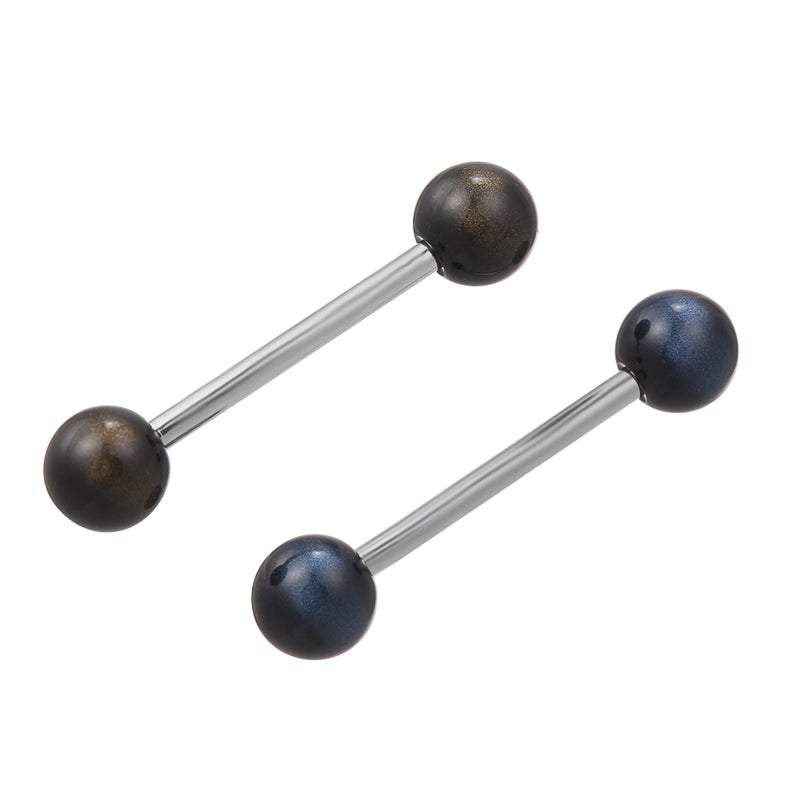 Fashionable Earring Tongue Ring Stainless Steel Body Tongue Piercing Barbell Stud - Image 2