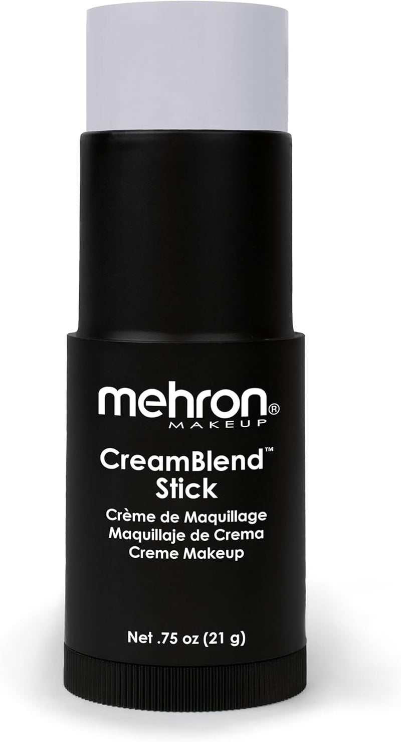 Mehron CreamBlend Stick - Light Grey - Full Coverage Cream Makeup - Image 1