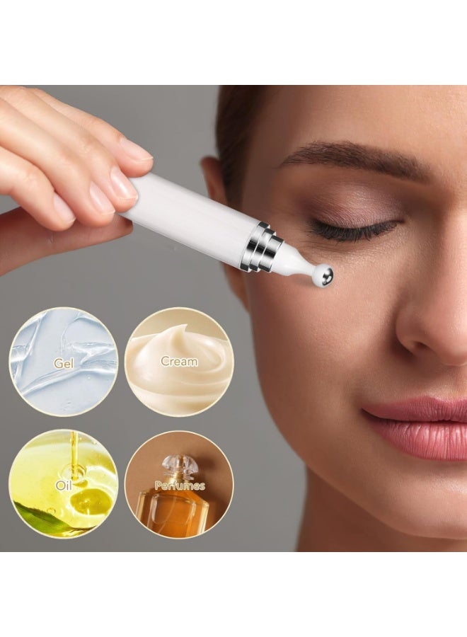 عبوة كريم العين الدوارة، زجاجة بلاستيكية للزيوت العطرية مقاس 20 سم، بكرة عطر قابلة لإعادة التعبئة، زجاجة فارغة لكريم الوجه للوقاية من الشمس - Image 5