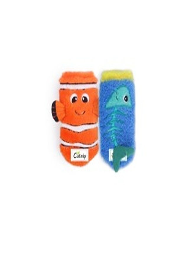 all for paws Sock Cuddler - Sea Sock - 2 Pack 