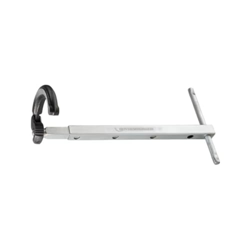 Rothenberger Telescopic Tap Nut Wrench with a 4-Way Extension - Ideal for Basins, Sinks, and Other Confined Spaces - 10-32 mm, Swivel Handle, Spring-Loaded Claw - 70225 - Image 1