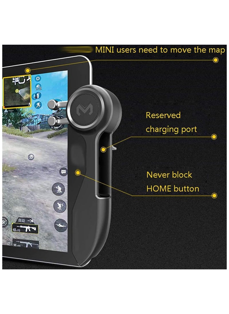Beauenty PUBG Controller for Tablet,Six Finger Game Joystick Trigger Handle,L1R1 Shooter Aim on Gamepad Controller for iPad Tablet PUBG,Support 10-12.9 inch iPad and Tablet  - Image 4