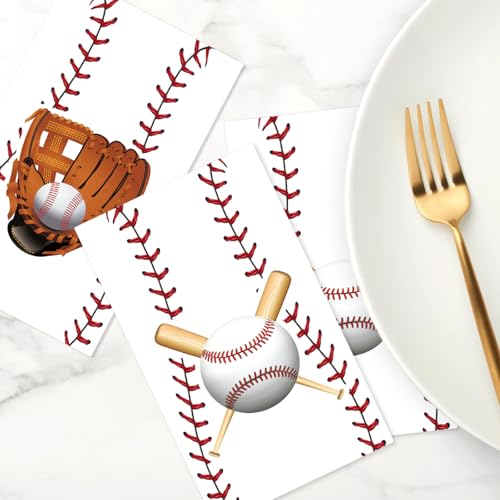KALEFO 24Pcs Baseball Goodie Bags Strike Game Snack Treat Gift Candy Sports Party Favor Birthday Baby Shower Decorations Theme Supplies - Image 4