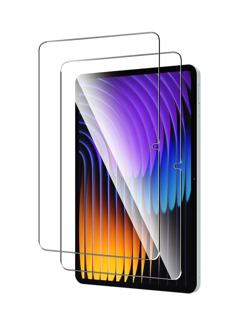 Muzz Screen Protector for Xiaomi Pad 7/Xiaomi Pad 7 Pro 2024 11.2 Inch Tempered Glass Ultra Resistant Anti Fingerprints HD Clear No Bubbles 9H Hardness Protector Film Tempered Glass Film Transparent (2) - Image 1