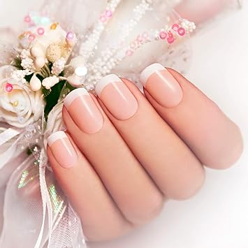 Mudder 360 Pieces French False Nails Artificial Fingernails Pink White French Fake Nail Tips Kit 12 Sizes Full Cover with Nail Files and Stick for Salon DIY Decoration - Image 4