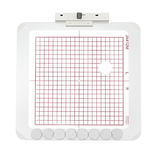 Embroidex Metal/Magnetic SQ20B Embroidery Hoop for Janome Memory Craft MC 500E 400E 550E Elna Expressive #864412001 7.9" x 7.9" (200mmx200mm) - Image 4