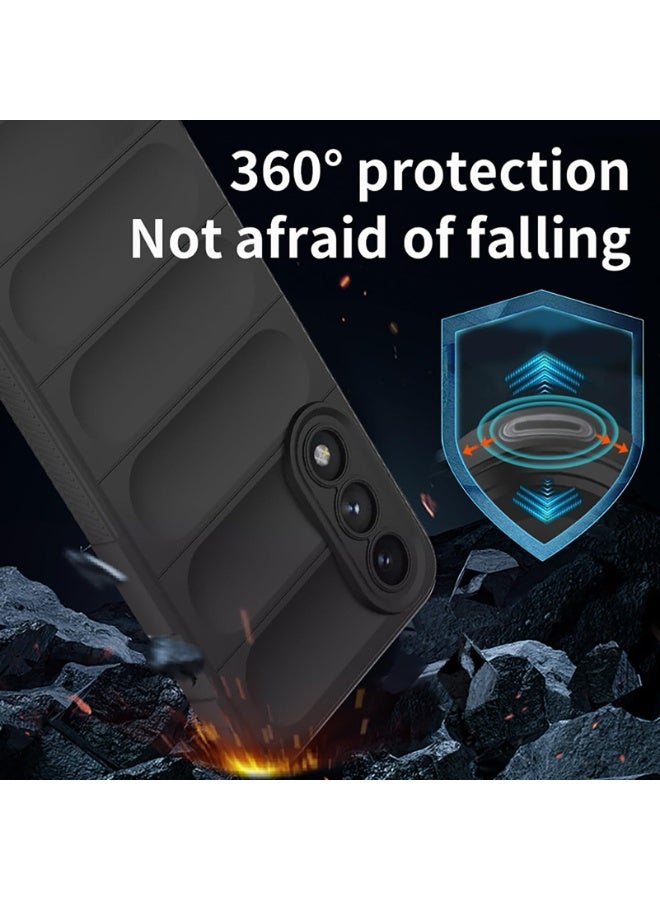 general Case for OnePlus Nord 5 5G, Shockproof Wave Pattern and Airbag Design Soft Liquid Silicone Skin Feel Frosted TPU Bumper Ultra-thin Phone Case Cover - Image 3