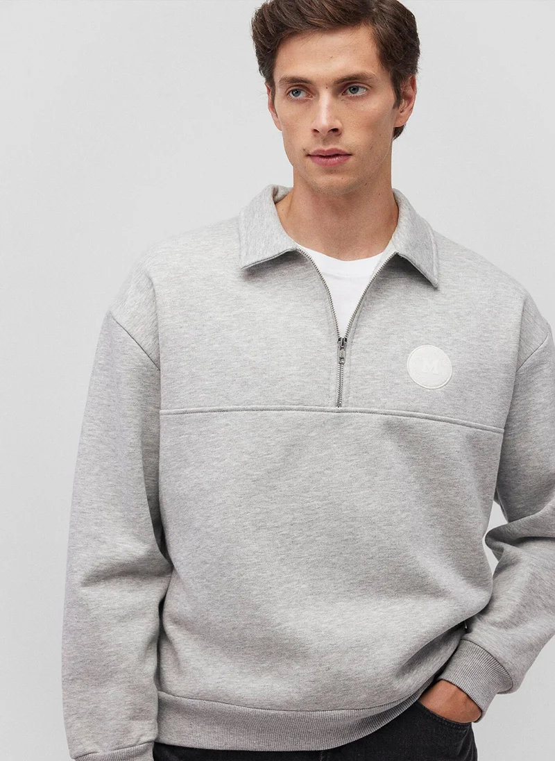 مافي سويت شيرت رمادي