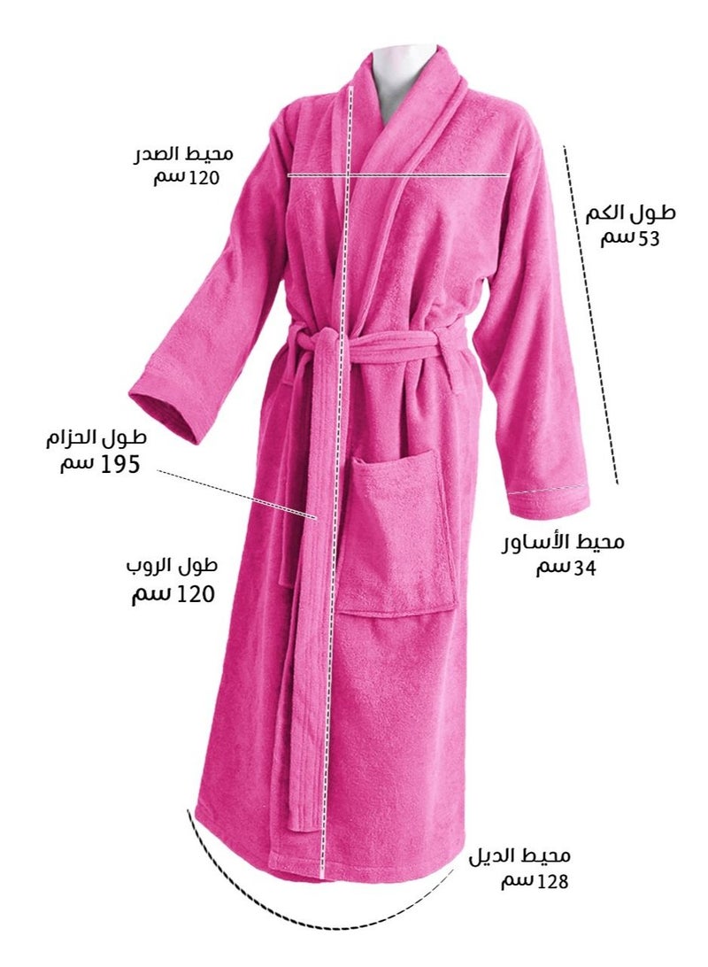 Banotex Bathing set consisting of robe size XL and towel size 50 * 100 made of the finest types of cotton  - Image 2