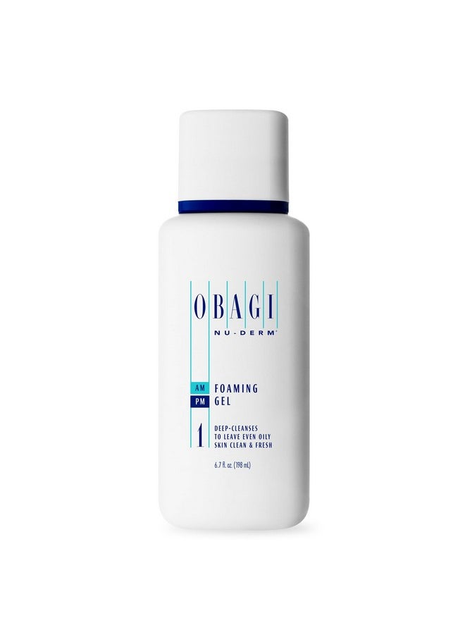 Obagi Medical Obagi Nu-Derm Foaming Gel - Gel-Based Cleanser For Normal To Oily & Sensitive Skin - 6.7 Oz 
