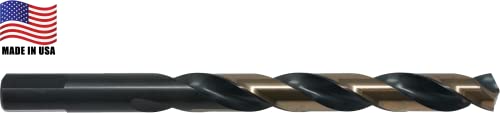 Cle-Line C18128 Bit Barrel Style 1878 High Speed Steel Jobber Length Drill Set, Black and Gold Finish, 1/16" - 1/2" Size, 29 Pieces - Image 4