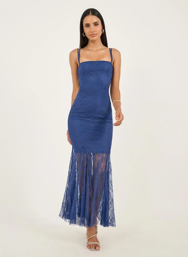 تايك تو Lace Fishtail Dress
