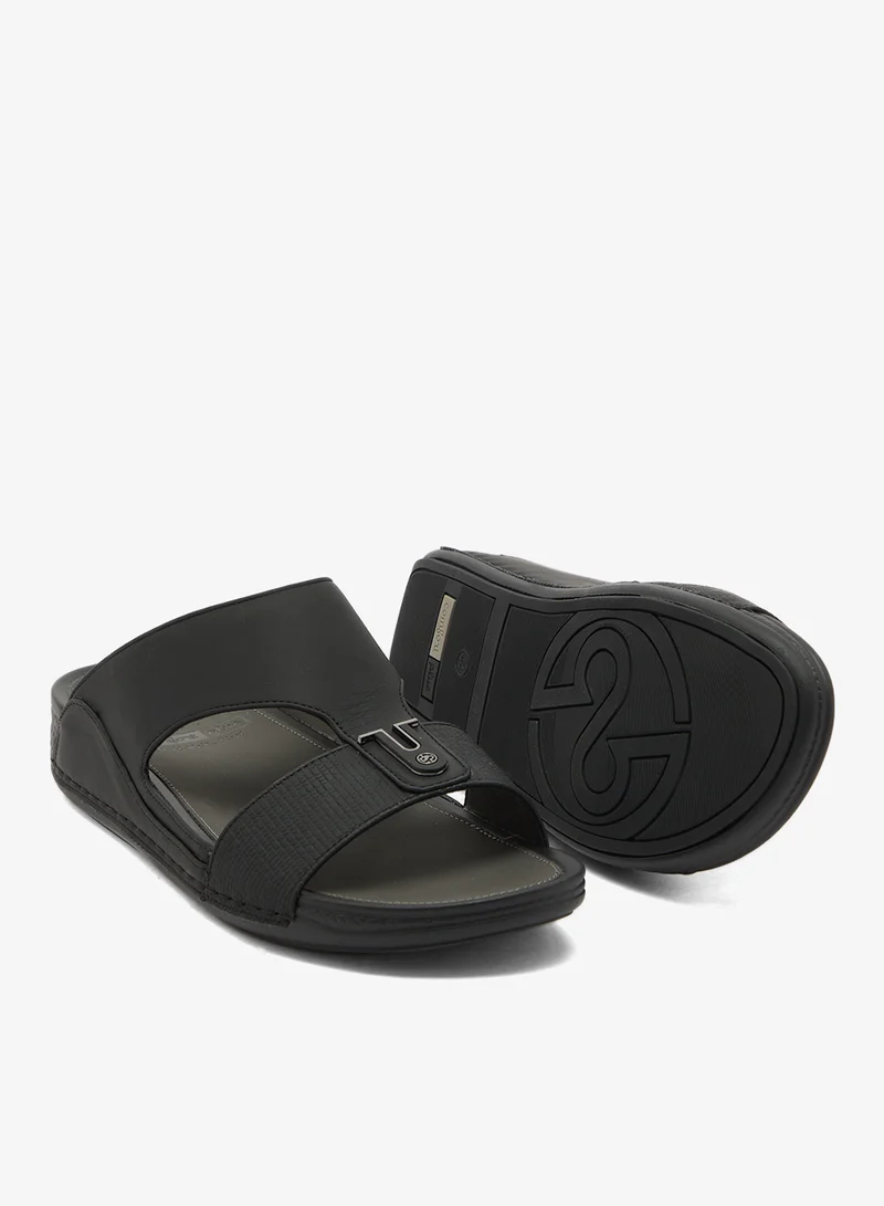 Comfort Plus BLACK Comfort Arabian Sandals for Men | Best Price UAE