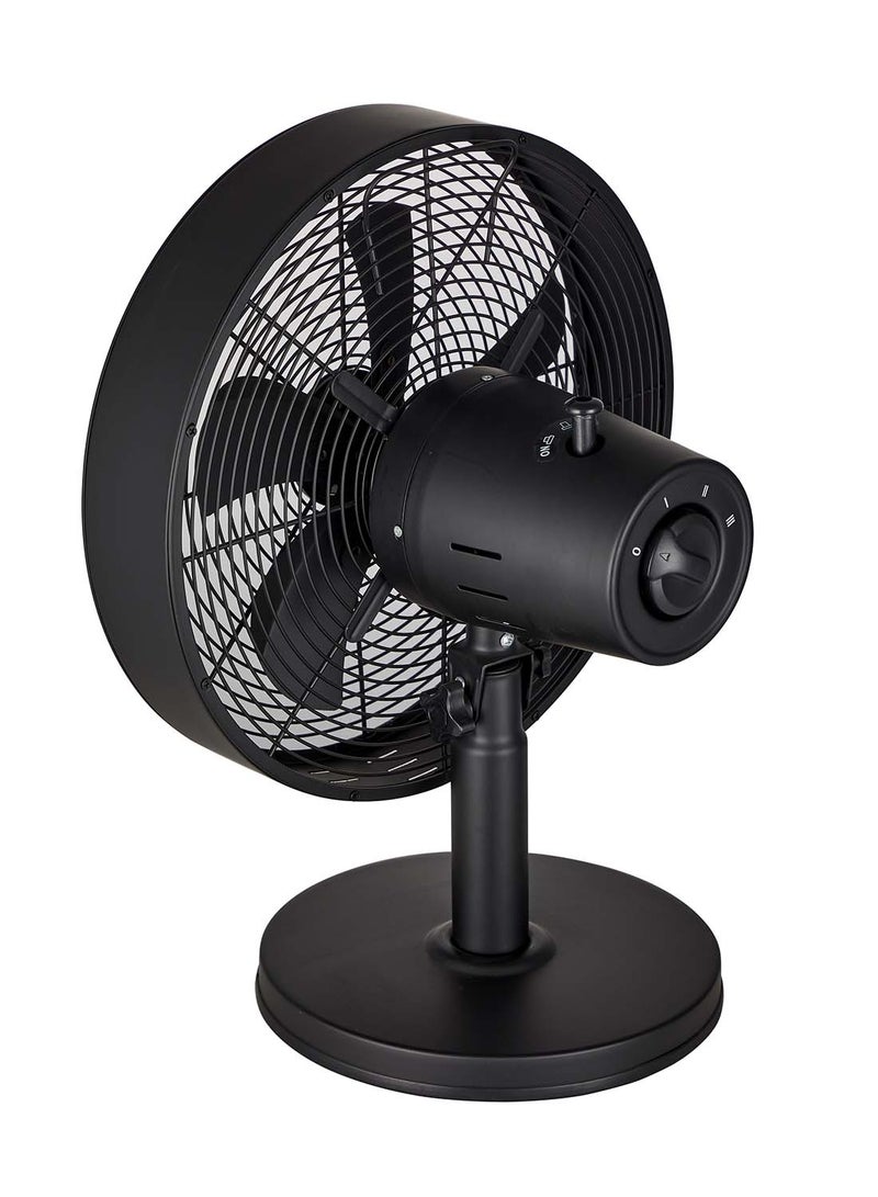 Crownline 12-Inch Table Fan TF-293B Black - Image 2