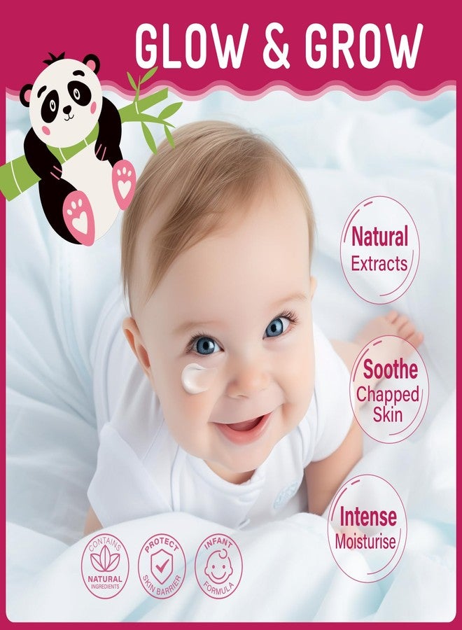 AOAO Kids Face Cream, Baby Soothing Moisturizing Cream, Nourishing & Hydrating, Gentle Formula with Shea Butter, Chamomile, Lightweight, Hypoallergenic, Baby Face Lotion, Safe for Newborns, 100ml/3.38oz - Image 2