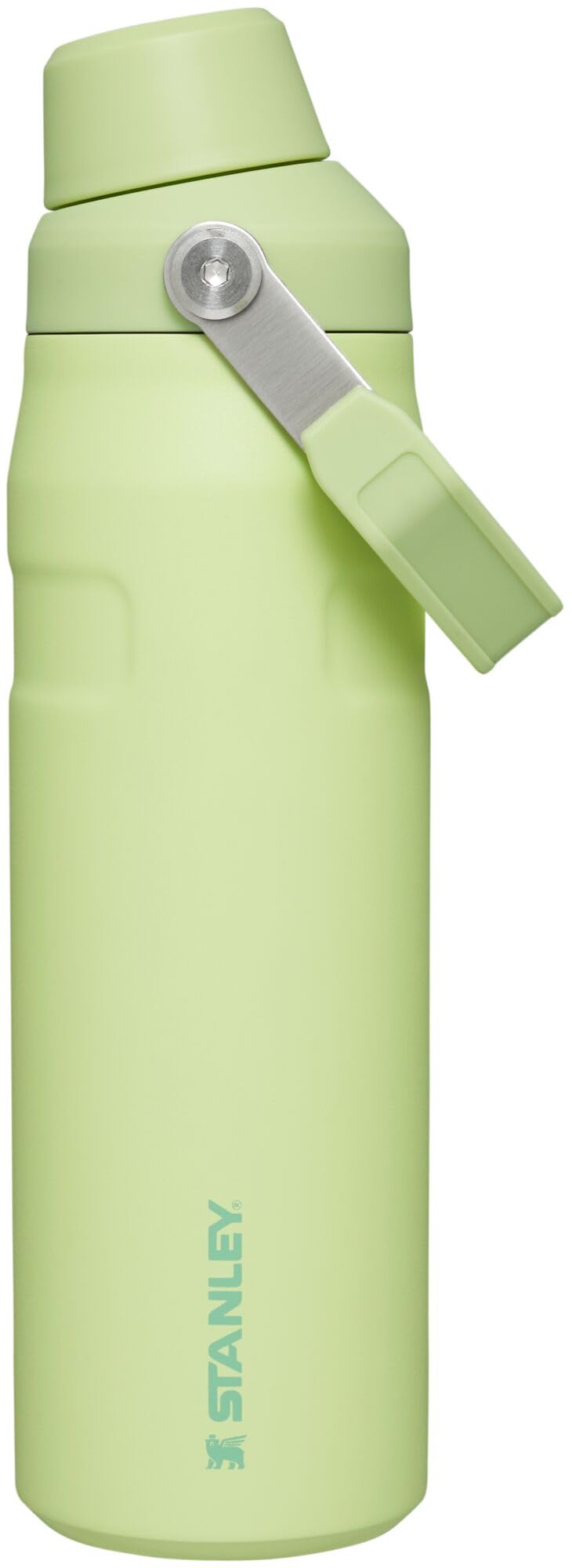 Stanley IceFlow Fast Flow Water Bottle 24 OZ | Angled Spout Lid | Lightweight & Leakproof for Travel & Gym | Insulated Stainless Steel | BPA-Free | Citron - Image 1