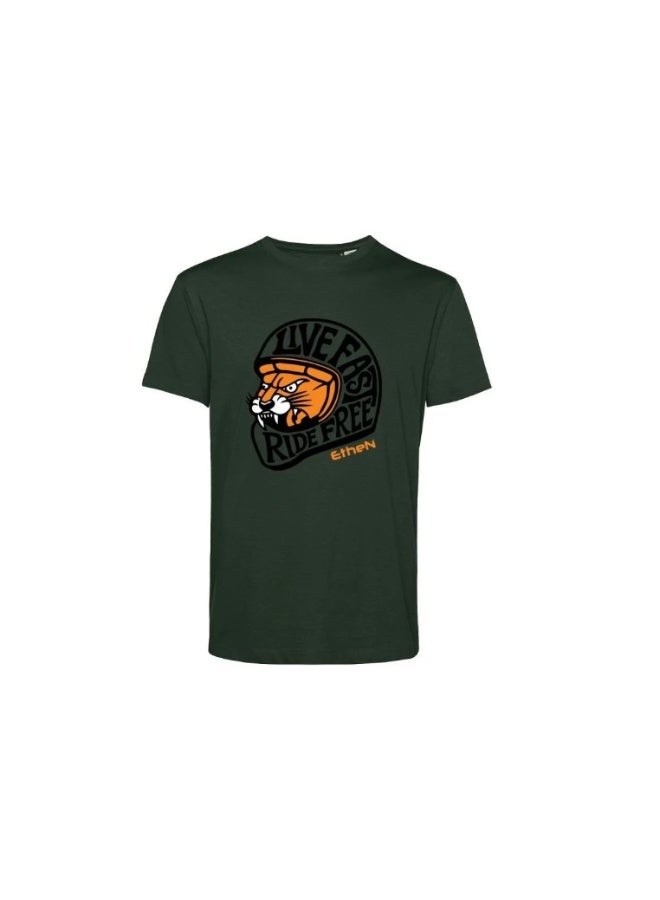ETHEN Live Fast Motorcycle T-shirt