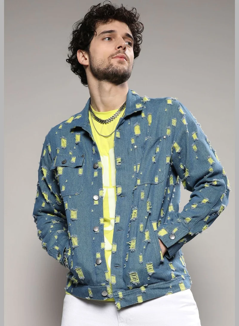 Campus Sutra Front Button Jacket