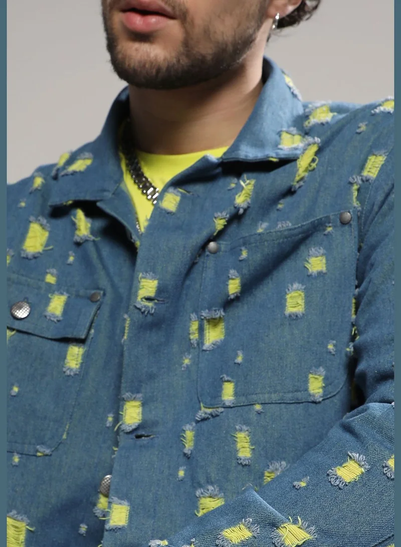 Campus Sutra Front Button Jacket