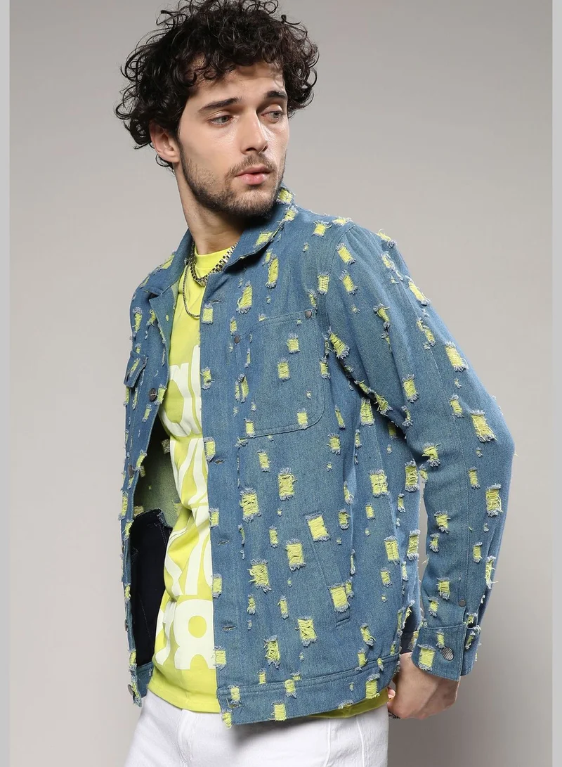 Campus Sutra Front Button Jacket