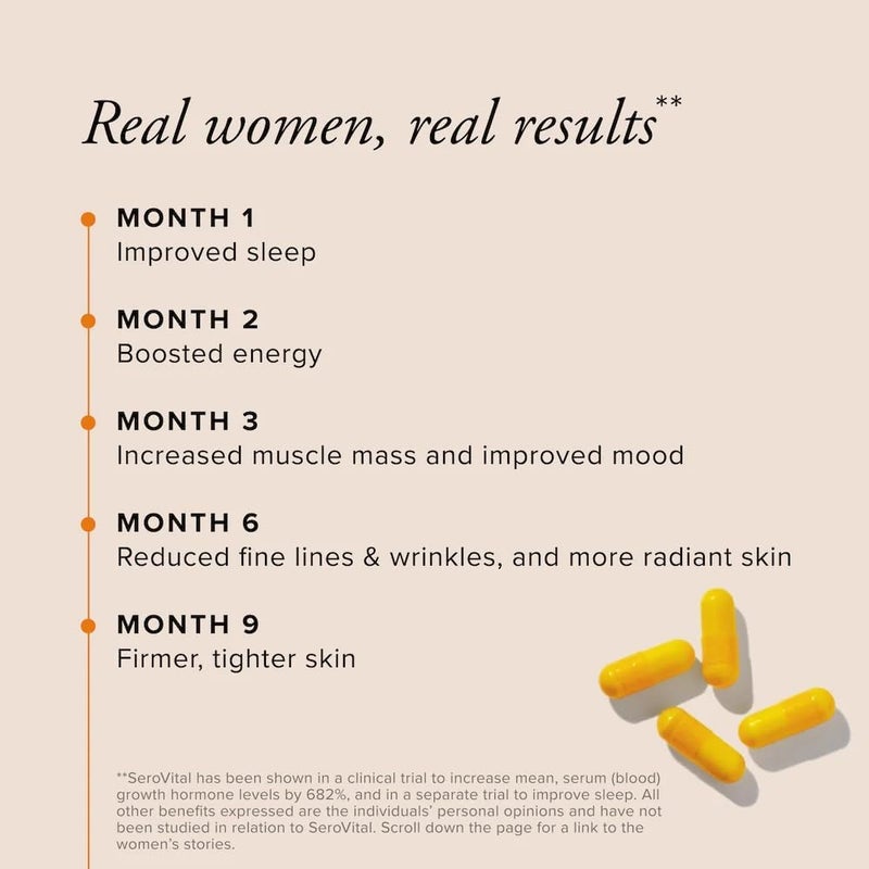 Serovital Rapid Dissolve Powder  AntiAging Supplement for Women Skin Benefits Energy and Better Sleep  30 Day Supply  Fruit Punch - Image 3