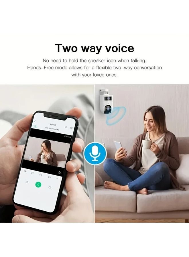 2.4G 5G X990 AI Motion Detection 1296P Full HD 360 Rotating Security Camera - Image 4