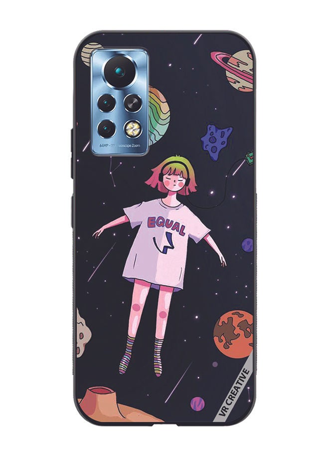 VR CREATIVE Protective Case Cover For Infinix Note 11 Pro Galaxy Design Multicolour - Image 1