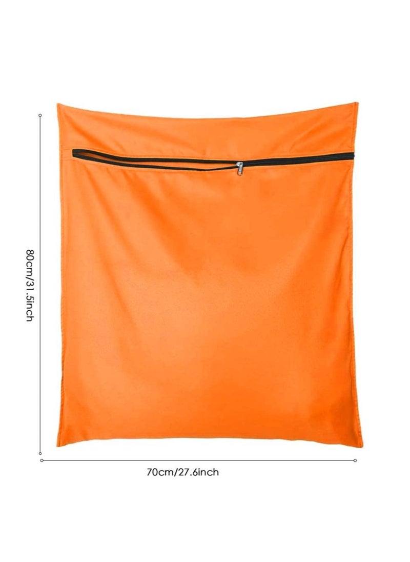 SYOSI - Pet Laundry Bag, Filters Pet Hair Petwear Wash Bag for Washing Machine with YKK Zip for Pet Bedding Blankets Towels Jumbo, Orange - Image 1