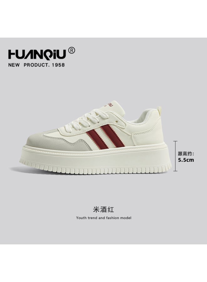 Universal Platform German Training Shoes Women's  Spring New Retro Niche High-rise Shoes Children's  All-match Skate Shoes