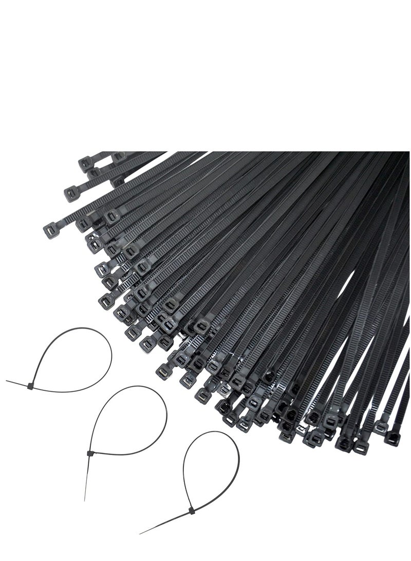 8" Inch Ties 200 x 4.8 MM Black Nylon Zip Wire  200 mm x 4.8 mm,8 inch, Pack of 100 - Image 3