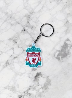 MARIO DRAFTS Liverpool Football Club Official Logo Keychain, PVC Material, Red and White  - Image 2