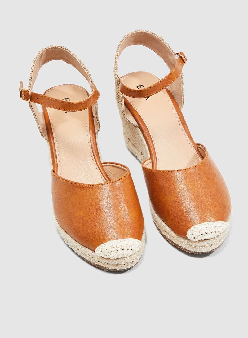 ELLA Closed Toe Espadrille Wedge Sandal - Image 5