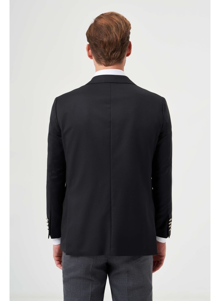 Bisse Men's Mono Collar 4 Drop Jacket Black PCK23YNOS002_D99  - Image 2