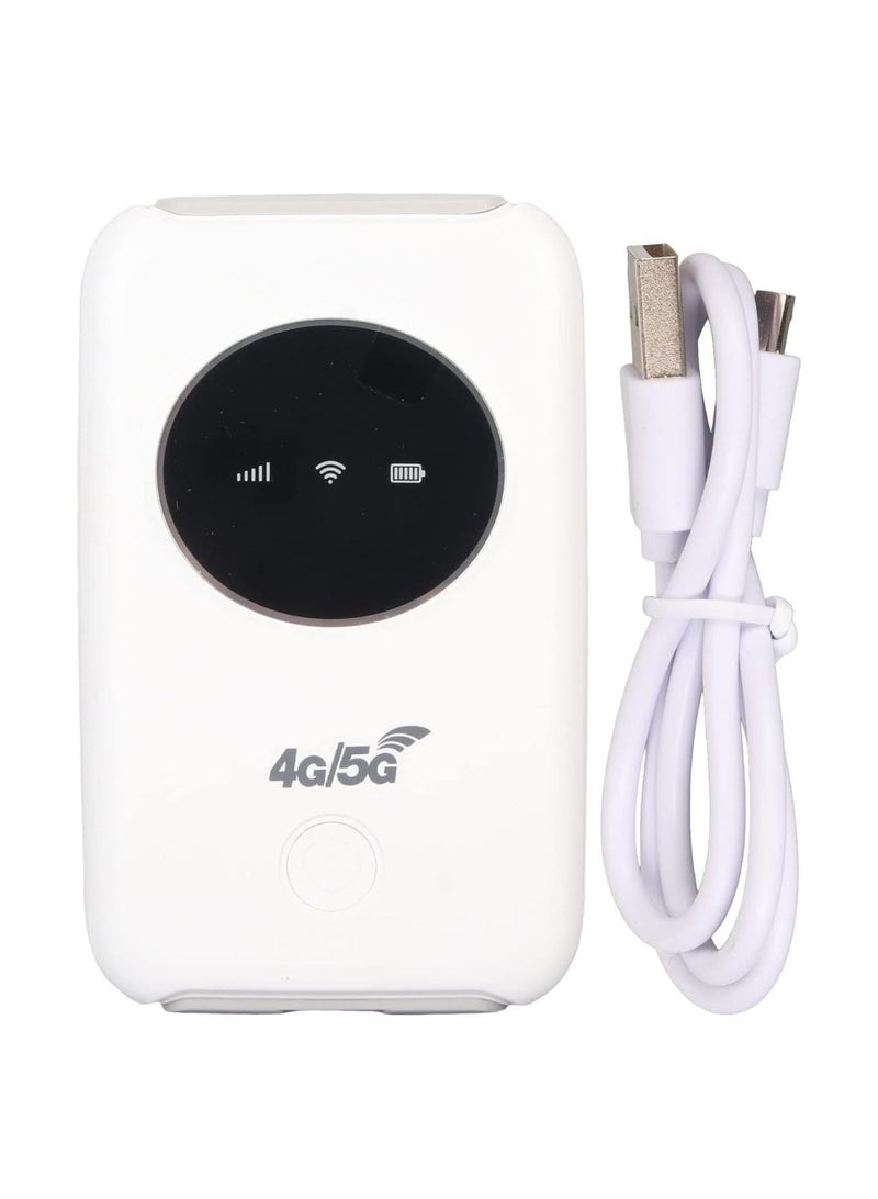 Portable Wireless 5G Mobile Router with 300Mbps Speed and 3200mAh Battery - High-Speed Internet On-the-Go
