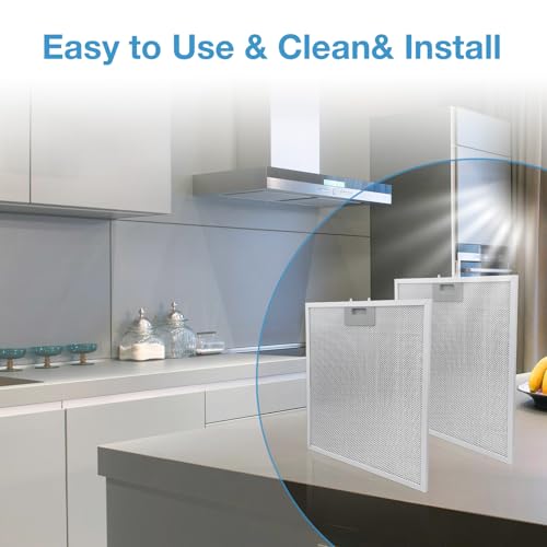 akrishely WA0575 Range Hood Filter 14-3/8" x 13-1/2" Compatible with Vissani 30-inch Pyramid or Wall Mount Range Hood, 5-Layer Aluminum Mesh Vent Filter (2 Pack) - Image 5