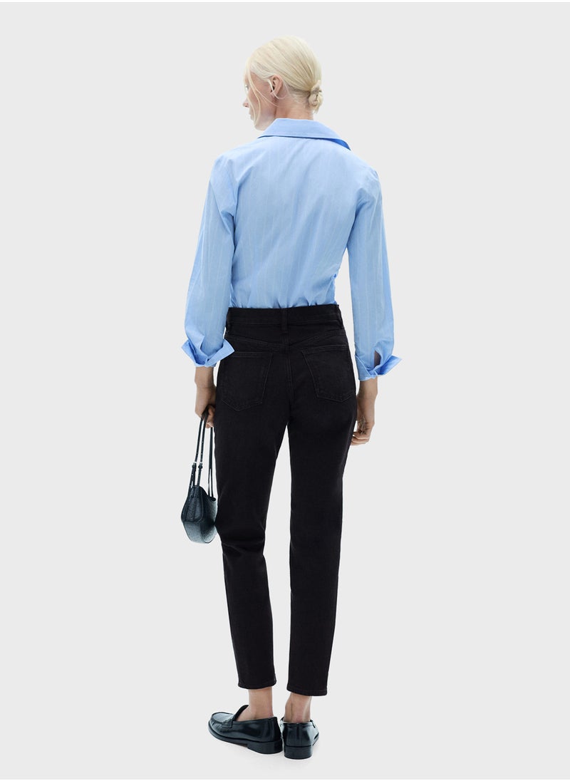 MANGO Newmom Comfort High Rise Jeans  - Image 2