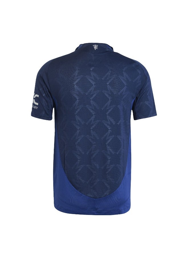 Adidas Adidas Mufc A Jsy Au Blue Football Jerseys For Men Xs  - Image 3