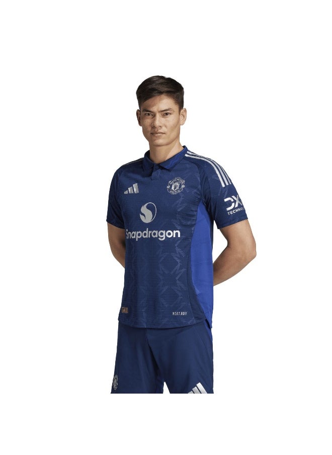 Adidas Adidas Mufc A Jsy Au Blue Football Jerseys For Men Xs  - Image 4