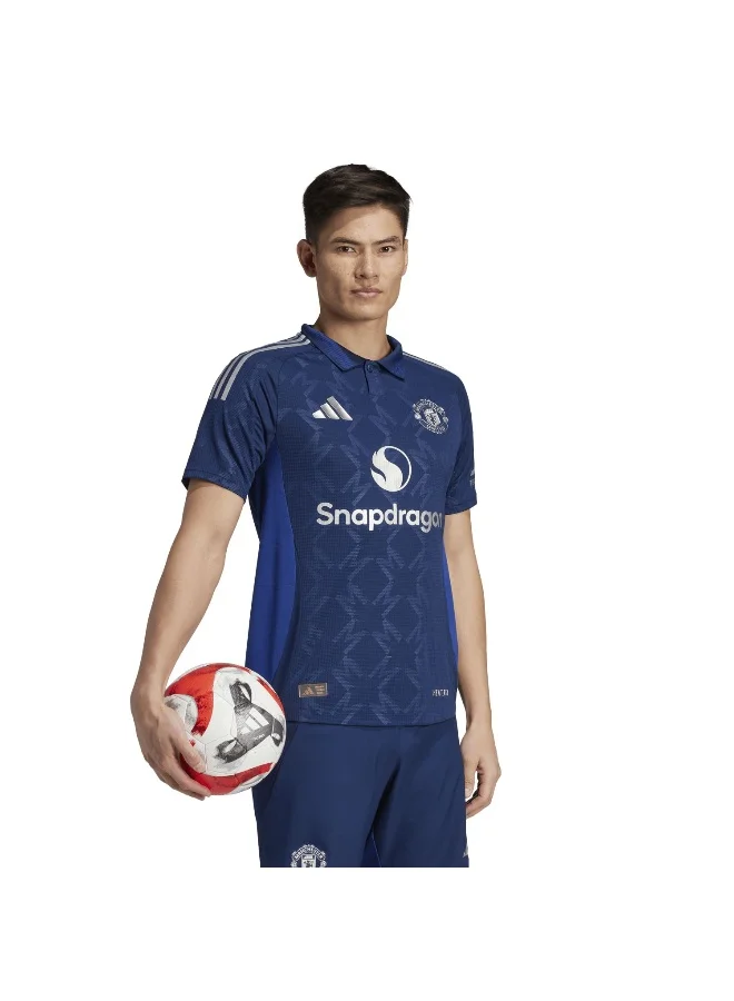 Adidas Mufc A Jsy Au Blue Football Jerseys For Men Xs