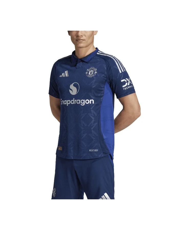 Adidas Mufc A Jsy Au Blue Football Jerseys For Men Xs