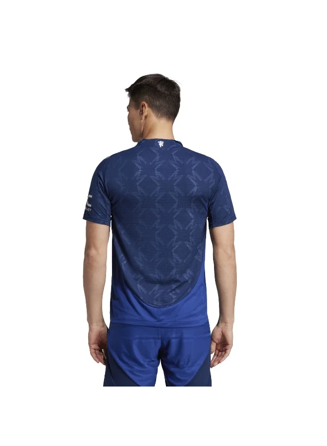 Adidas Mufc A Jsy Au Blue Football Jerseys For Men Xs