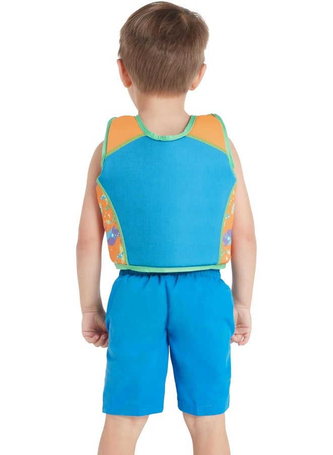 Zoggs Super Star Swim Sure Jacket  Learn to Swim Buoyancy Aid with Removable Float System, Adjustable Safety Zip, Soft Neoprene Fabric for Comfort & Confidence in Water Ages 45 Yrs | 465526-SSEU4-5 - Image 3