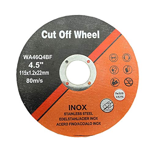 MinCHI257 Cutting Wheel 4-1/2 Inch 100 PCS Cut Off Wheel 4.5" x.047 x7/8" Cutting Disc Ultra Thin Metal & Stainless Steel,Fits Angle Grinder Saw Grinder Metal Cut Tools - Image 2