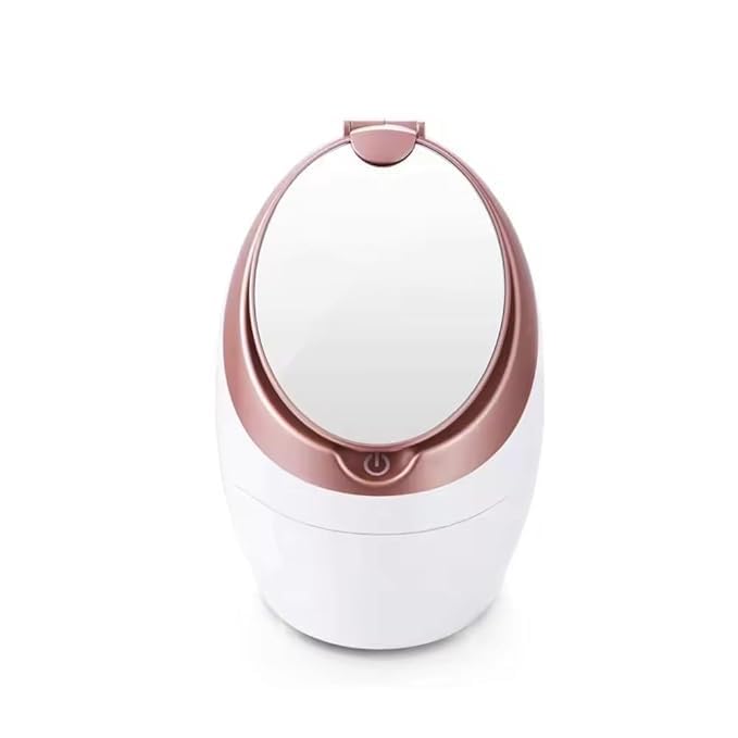 MVM Enterprise TOUCH FACIAL STEAMER FACIAL STEAMER WITH DOUBLE SIDED MIRROR PROFESSIONAL NANO ICONIC FACIAL STEAMER Mirror High Capacity Suitable for Home with Mini Size for man woman - Image 2